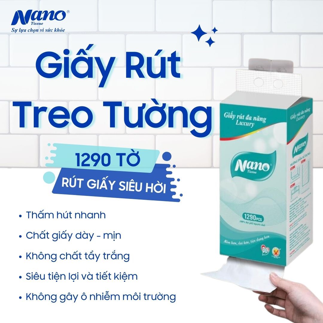 Khám Phá Sự Tiện Lợi với Sản Phẩm Khăn Giấy Rút Đa Năng Dạng Treo Tường Nano