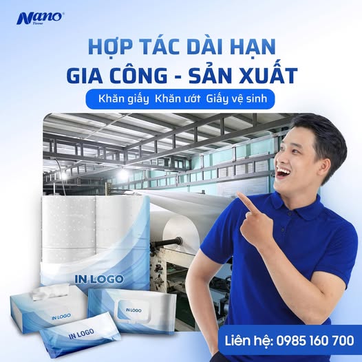 NANO TISSUE – ĐƠN VỊ SẢN XUẤT KHĂN GIẤY CHẤT LƯ