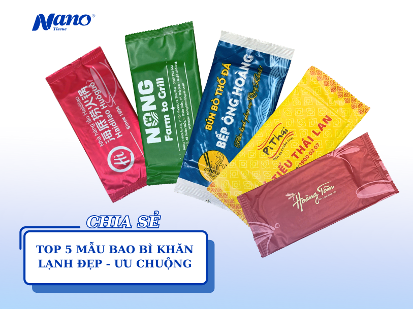 Top 5 mẫu bao bì khăn lạnh đẹp giúp tăng nhận diện thương hiệu