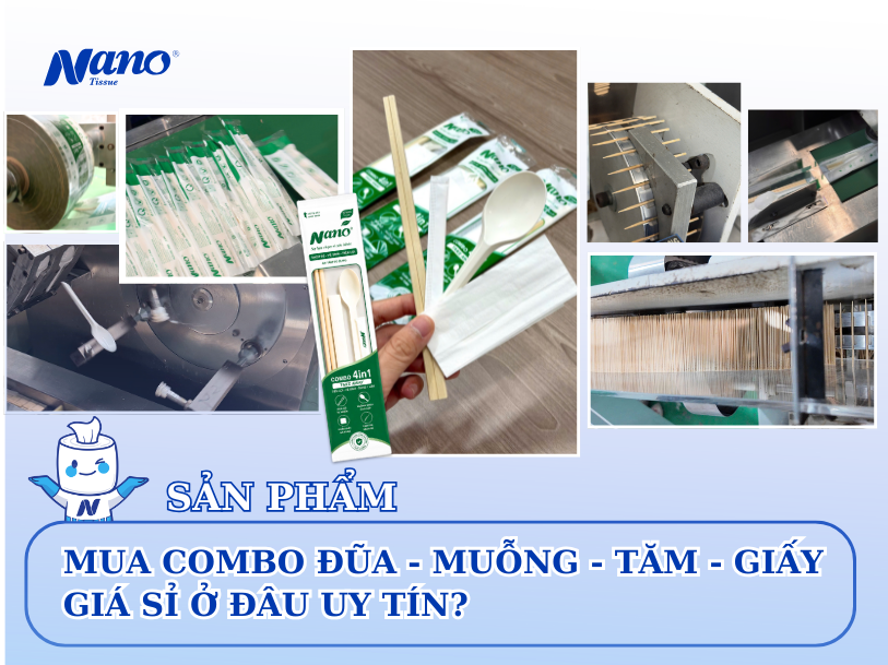 Mua Combo Đũa Muỗng Tăm Giấy Giá Sỉ Ở Đâu Uy Tín? Kinh Nghiệm Cho Quán Ăn, Nhà Hàng Và Delivery